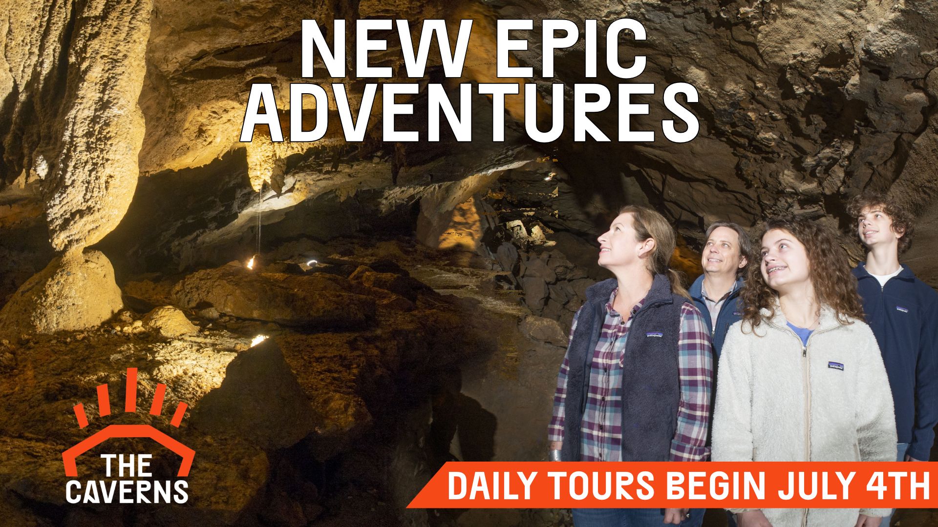 New Cave Opening at The Caverns for Daily Tours The Caverns